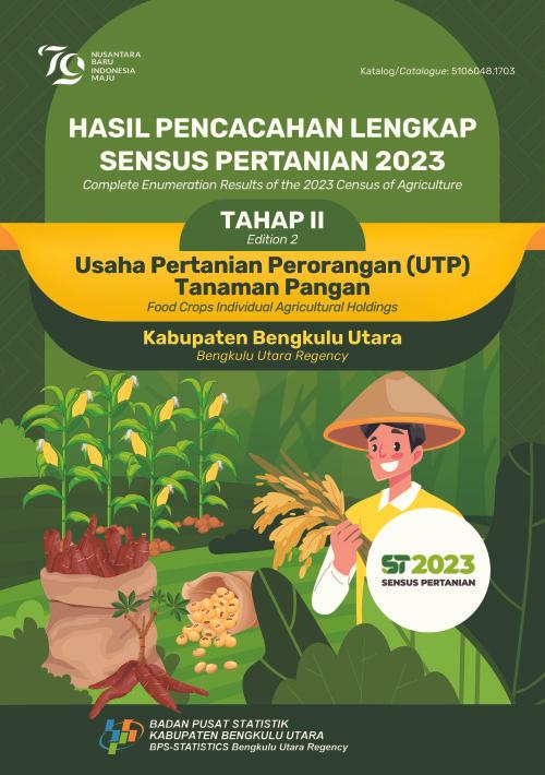 Hasil Pencacahan Lengkap Sensus Pertanian 2023 -  Tahap II: Usaha Pertanian Perorangan (UTP) Tanaman  Pangan Kabupaten Bengkulu Utara 