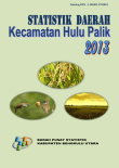 Statistik Daerah Kecamatan Hulu Palik 2013